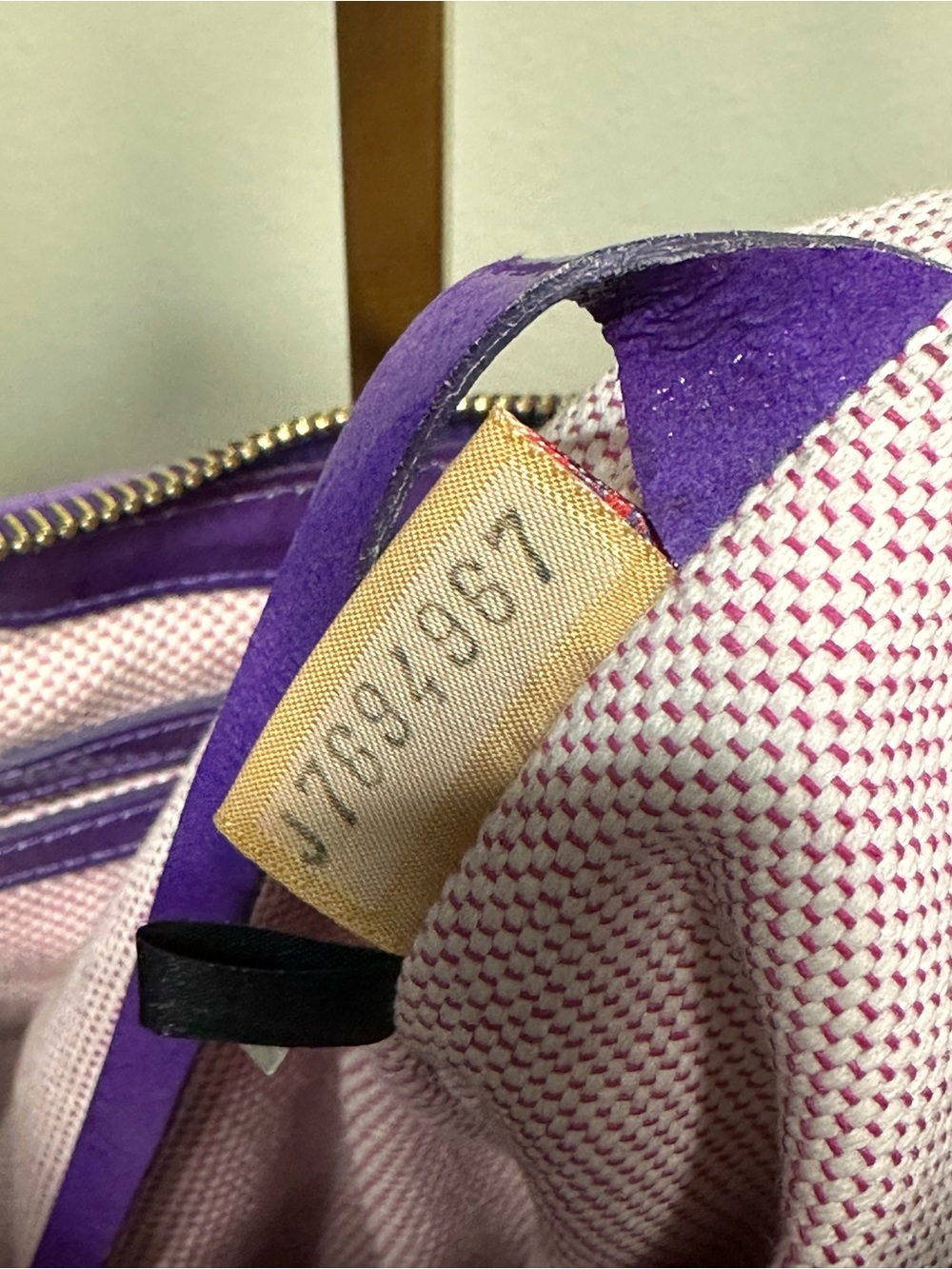 Dooney & Bourke Luisa Purple Patent Leather Shoulder Hobo Bag - Picture 11 of 15